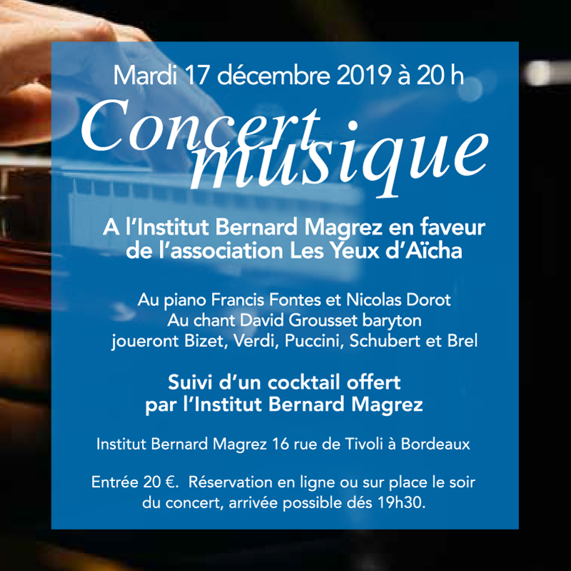 concert de soutien à l'association